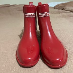 Red Rain boots